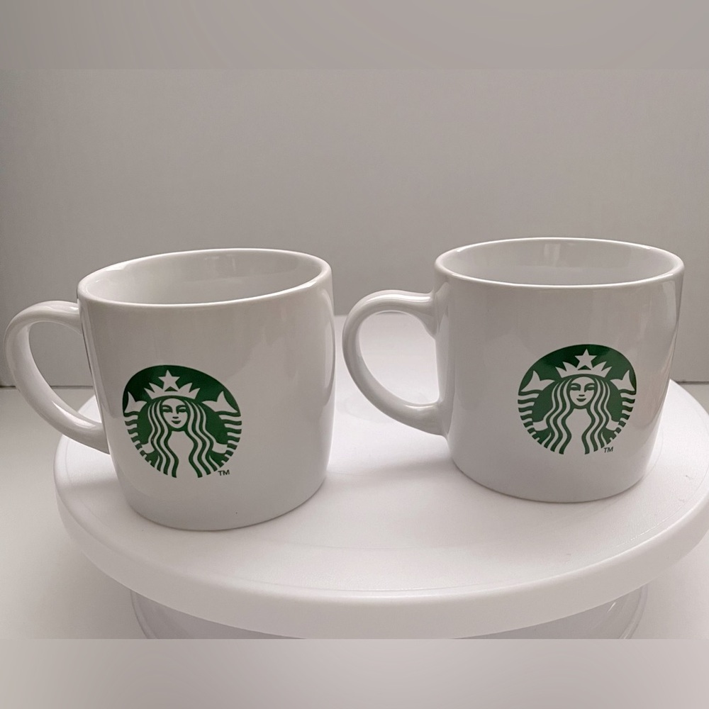 Starbucks Logo White Coffee Mug/Cups Set 7.8oz/230ml
